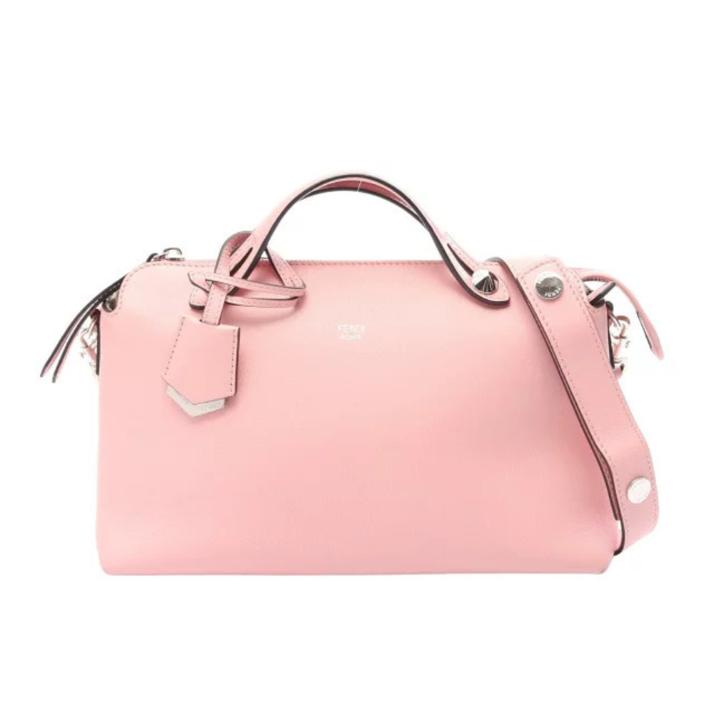 Fendi BY THE WAY Handbag Leather Pink